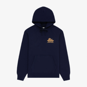 Blue Aime Leon Dore Logo Print Hoodie