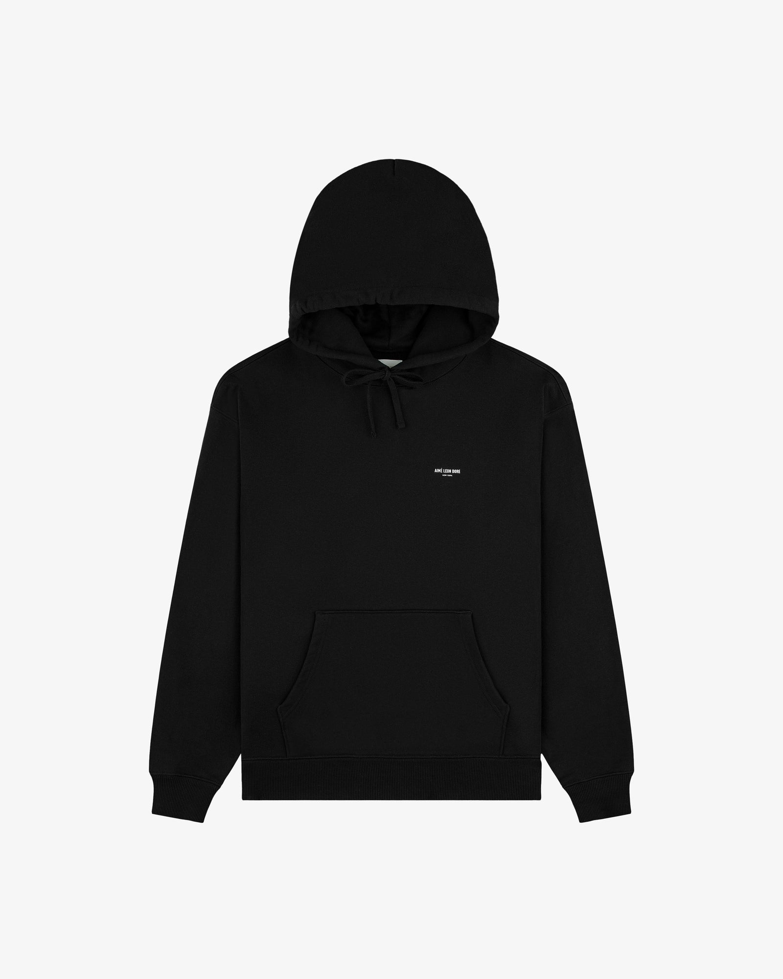 Black Micro Logo Hoodie Black Micro Logo Hoodie