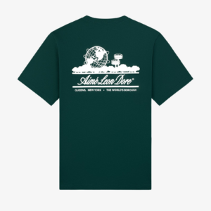Green Aime Leon Dore Logo Print T-shirt