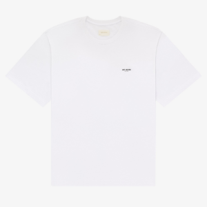 White Micro Logo Tee