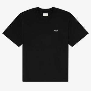 Black Micro Logo Tee