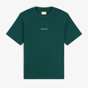 Green Embroidered Logo Tee
