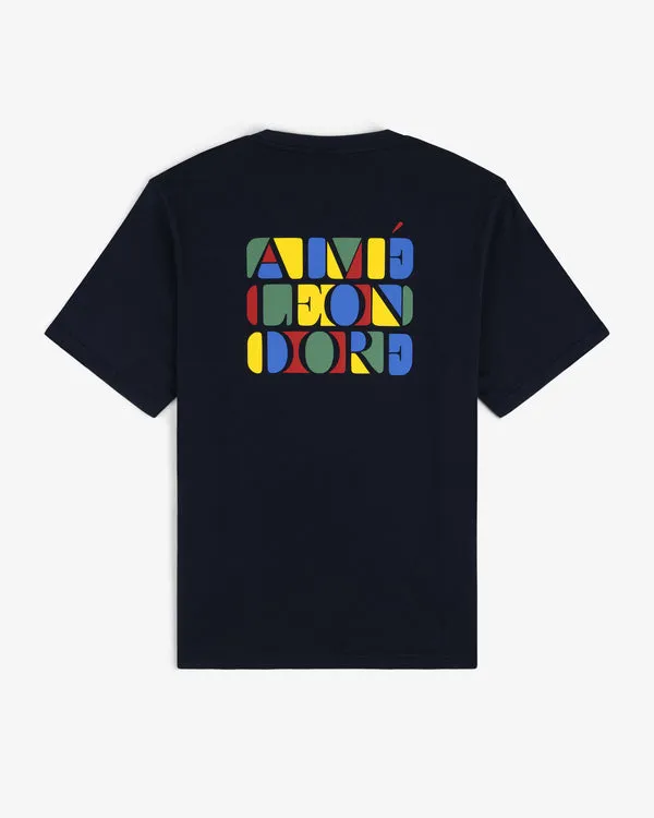 Black Stacked Logo Tee Black Stacked Logo Tee