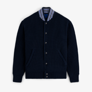 Reversible Knit Bomber Jacket